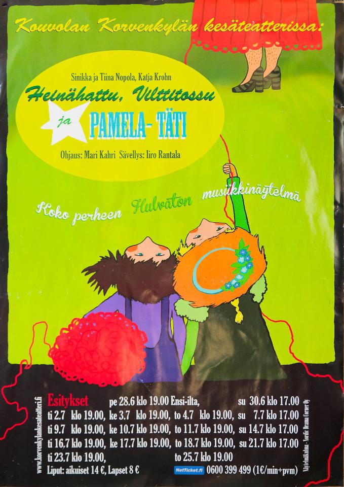 Heinähattu, Vilttitossu ja Pamela-täti